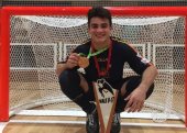 Carles Domènech amb la Copa